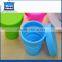 plastic injecton molding for silicone travel collapsible cup