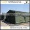 8x6 aluminum alloy frame waterproof white pvc military tent for army
