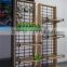 Multi-tier Floor Standing Spinning Wood Flooring Display Rack For Food