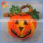 Small ceramic lighted halloween pumpkins