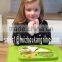 Silicone Kids Placemat ,Silicone Divided Suction Plate