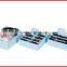 Plastic Waterproof Storage Set 3Pcs Socks Bra and Underwear Box Design