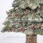 Artificial christmas adornment resin snowing christmas tree