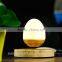 Creative egg shaped night light magnet levitating bluetooth speaker