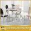 Fancy Round Marble Top Dining Table Home Furniture