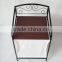 RH-4712 Metal and Non-Woven Fabrics Scroll bathroom laundry hamper