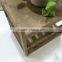 Wood shelf for flowers