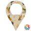 Baby bandana teething suede fabric baby bibs for baby