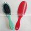 comfortable ionic plastic round hair straightening and curling comb