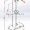 JINXIN balcony frameless glass balustrade system_glass standoff_glass railing system_glass spigot