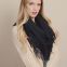Plain Color Winter Fringed Infinity Circle Loop Scarf Wrap Manufacturer