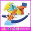 2015 Wooden Christmas Gift child rocking horse,Kid Toy Wooden Rocking Horse,Wooden animal rocking horse for baby riding WJY-8202