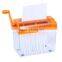 New 4 Color Mini Hand Wind Portable Mechanic Paper Shredder Office Home School