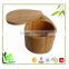 China Wholesales Kitchen Original Round Bamboo Spice Jar