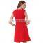 2017 Office Casual Pictures Sleeveless Dress for Ladies