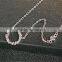 sterling silver jewelry necklace 925 silver circle pendant necklace