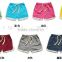 Top quality custom apparel cheap quick dry 100 cotton plain children sports shorts