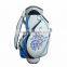 customization creative flower pu customization golf bag/xs white brown black fancy printed golf bag/ custom made golf bag