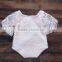 B22426A Baby Girls lace flared sleeves rompers