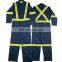 100%Cotton fire retardant coverall for welder used blue wear rough workwear