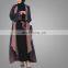 Plus Size New Design Women Loose Islamic Outerwear Cardigan Gradient Color Long-sleeved Muslim Kimono Women Clothing Cardigan