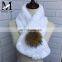 2016 Latest Design Woman Accessories Scarf / New Fashion Real Rabbit Fur Scarf / Ladies Lucury Scarf