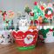 santa claus cupcake case christmas toppers set cakecup wrapper