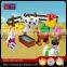 2016 Funny Zoo series building block for kids in 115pcs educational toys