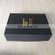 New fashion best sale gold logo black luxury candle box