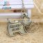 Cheap custom animal shaped die casting metal dog tag for wholesales