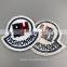 Wholesale Custom Logo Label Embroidery Chenille Patches with Adhesive Hook and Loop