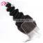2017 hot sale deep wave raw indian hair 4*4 closure hair accessories for girls