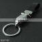 Eagle head shape leather fashion keyring key holder for business man