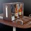 Metal wooden display rack