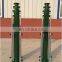 mounted vehicle or on the ground 6m to 20m push up manual telescopic mast camera tower