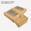 Craft Paper Packaging Box with Clear PET Window