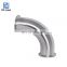 China supply ASTM 45 90 degree stainless steel elbow 316 321 304