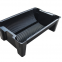600 x 400 x 230 mm conductive black esd plastic pp box bins