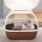 Fully Closed  Pet Poop Cleaning Box Deodorant Anti-splash Cat Litter Box