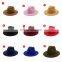 21colors мужские и женские широкополушарные джазовые кепки однотонные шерстяные фелтсовые кепки британского винтажного стиля панама-трилби