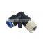 PLF fitting high quality low price 8mm 12mm 10mm 16mm plastic tube fitting