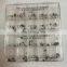 No,122(1) CAT C7 C9 medium pressure nozzle needle valve lift adjustment shims (6.40-6.80)20kidsx5pcs=100pcs