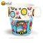 Popular B.Duck design artistic ceramic coffee cup tea cup party cup (5 sets)