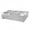 Gastronorm Equipment Wet Well Electric Bain Marie Warming Station / Restaurant Equipment