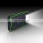 Solar power bank 12000mah light solar power charger recharge battery power charger LED Screen Display