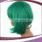 Short Green Synthetic Fiber Macross F-Ranka Wig Cosplay Wig