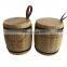 china cheap small mini natural wooden barrel gift box for sale wooden barrels decoration for craft