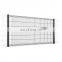 H 1.2 m * W 3 m 3D curved wire mesh fence panel with round post for security barrier