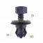 Factory supply  car Plastic Push Clips Auto Plastic  fasteners Car Clips Plastic Rivets