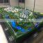 Master plan model of landscape design 3d rendering , master scale model